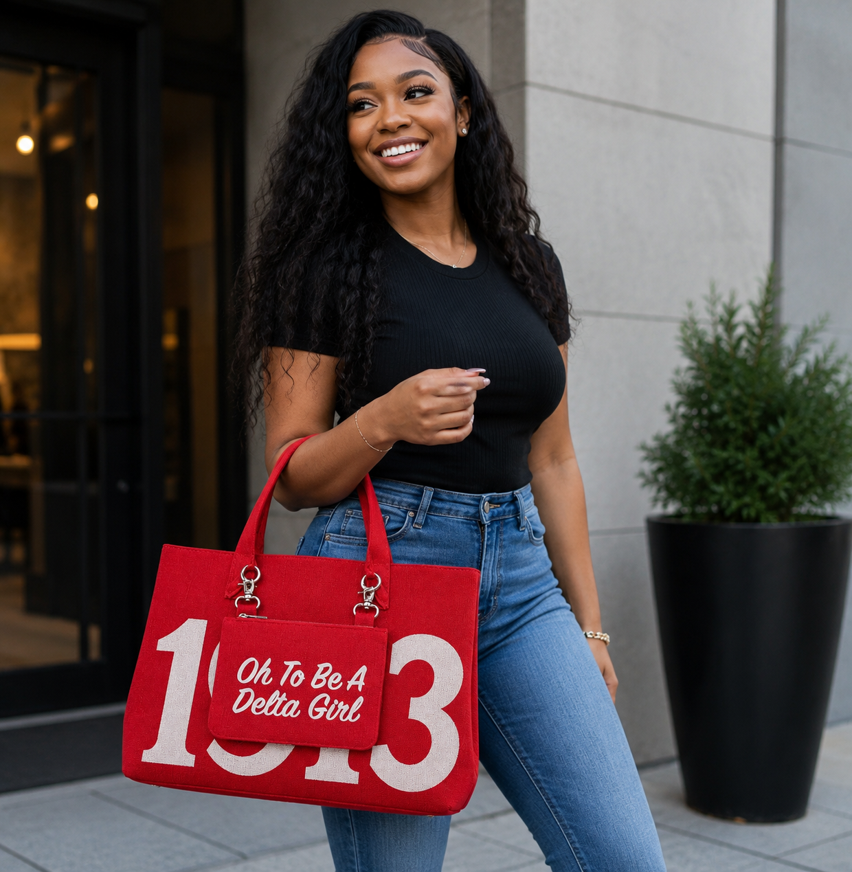 1913 Delta Girl Tote - 2 purses in 1!
