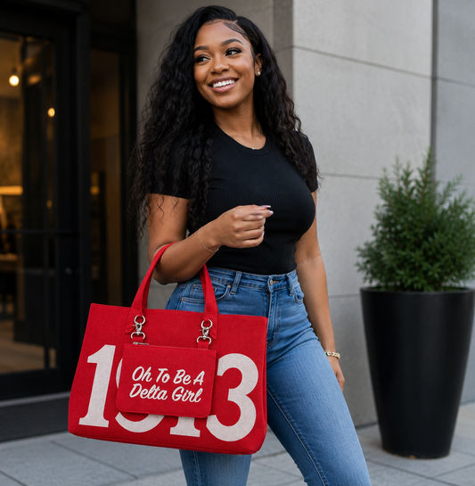 1913 Delta Girl Tote - 2 purses in 1!