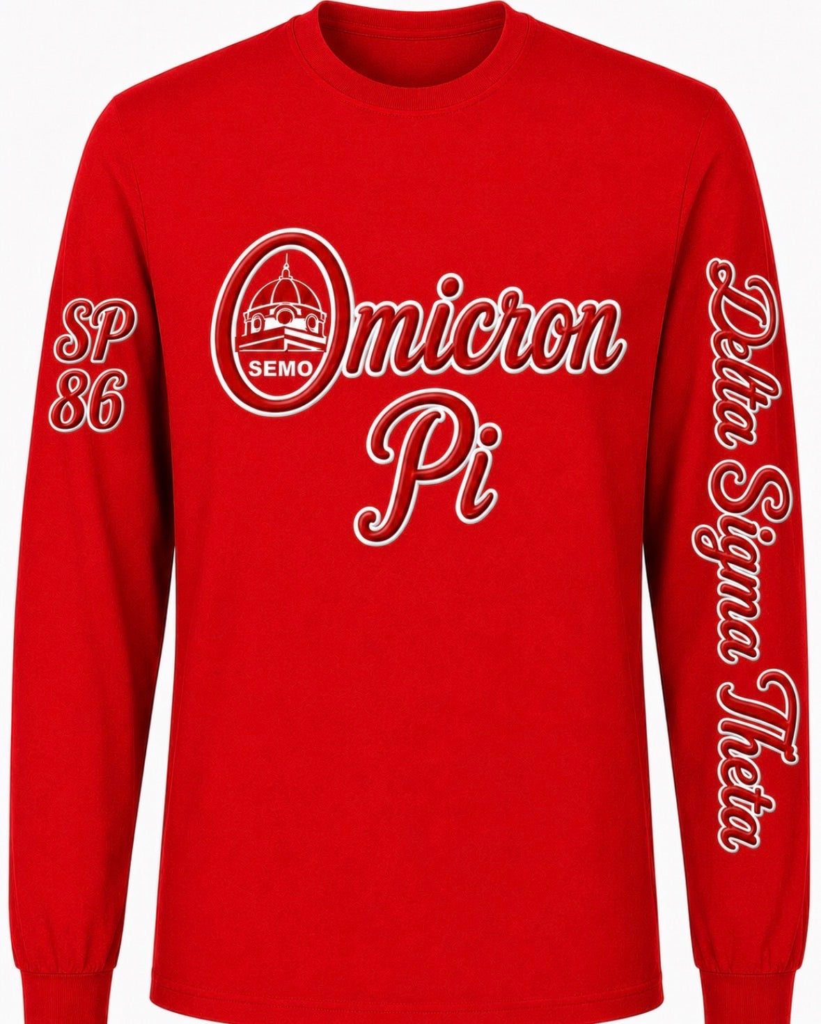 OMICRON PI - Long Sleeve Custom Tshirt